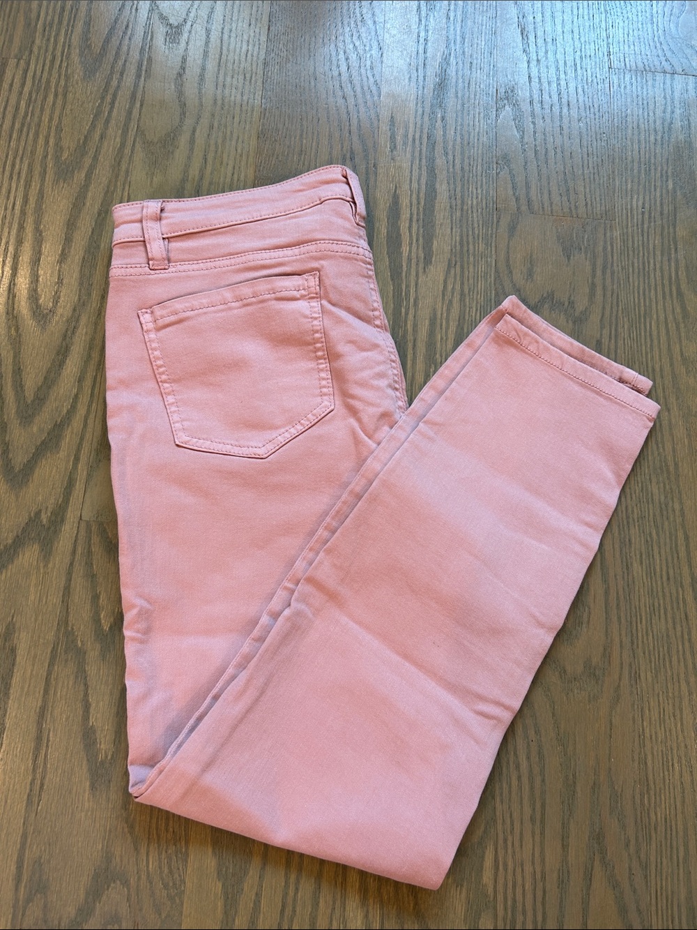 Buffalo David Bitton Pink Mid-Rise Super Soft Capri Skinny Jeans